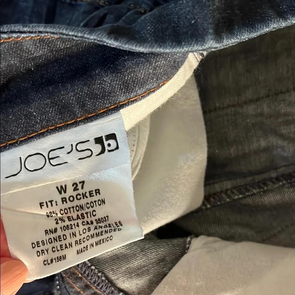 Joe's Jeans Blue Flare Wide Leg Denim - Picture 3 of 5